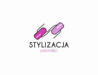 Projekt graficzny logo dla firmy online stylizacja paznokci